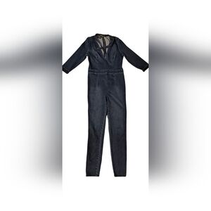 bebe Denim Jumpsuit